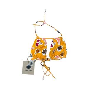 NWT toast fruit bikini top